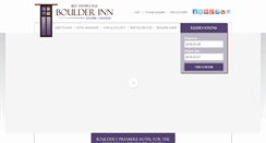 Desktop Screenshot of boulderinn.com