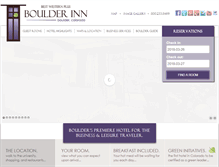 Tablet Screenshot of boulderinn.com